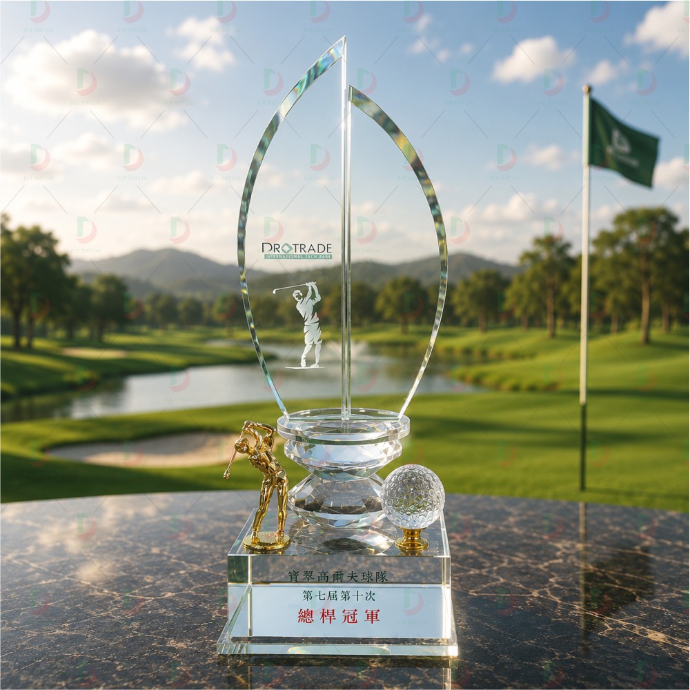 cup_the_thao__45_ Cúp Golf Pha Lê 003 cao cấp cho giải golf doanh nghiệp