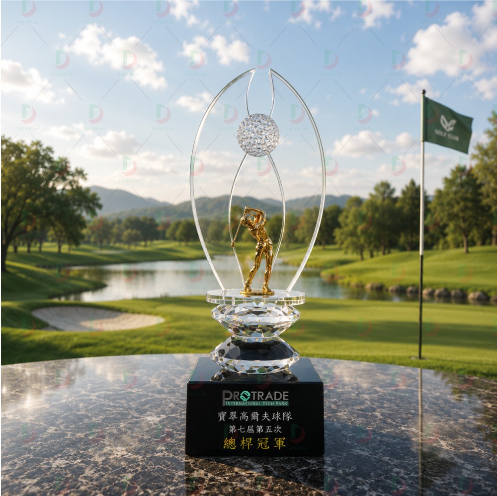 cup_the_thao__45_ Cúp Golf Pha Lê 004 cao cấp dành cho giải golf doanh nghiệp