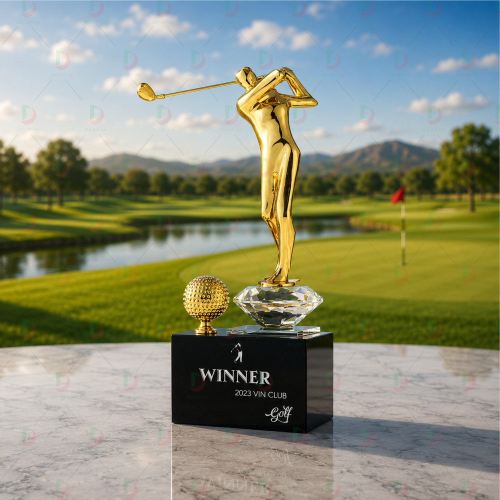 cup_the_thao__45_ Cúp Golf Pha Lê 016 tượng golfer mạ vàng cao cấp