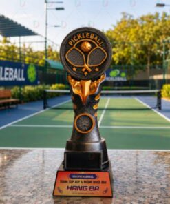 Cúp Pickleball 003 Cao Cấp | Cúp Trao Giải Pickleball Độc Đáo, Sang Trọng