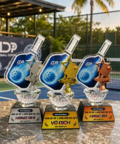 Cúp Pickleball 012 Pha Lê Cao Cấp | Thiết kế độc quyền