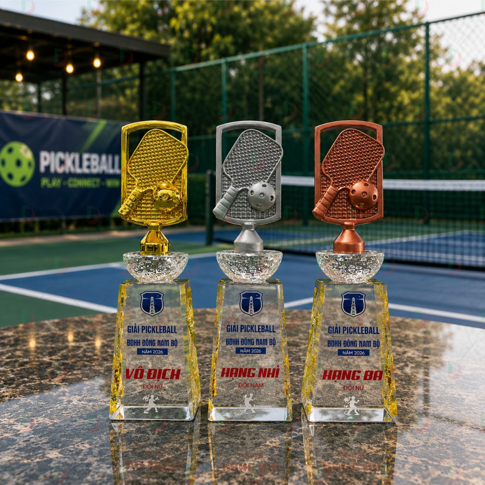 cup_the_thao__45_ Cúp Pickleball 016: Dấu Ấn Vinh Quang Tỏa Sáng Trên Bục Đăng Quang