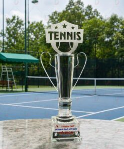 Cúp Tennis 001 Pha Lê Cao Cấp – Thiết Kế Độc Quyền Cho Giải Đấu