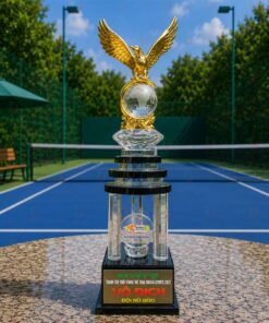Cúp Tennis 030 Pha Lê Cao Cấp – Biểu Tượng Vinh Quang Đẳng Cấp